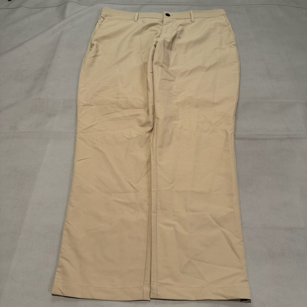 Banana Republic Men 36x29‎ Khaki Tan Poly Tech Commuter Traveler Chino Pant-6839